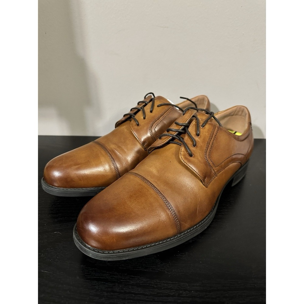 Mens Florsheim Midtown Cap Toe Oxford - Cognac Leather, Size 12 D US 12138 221